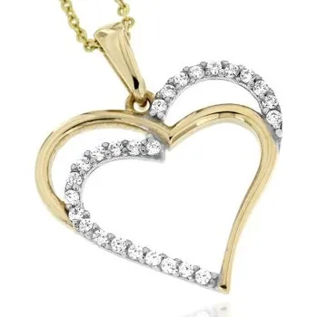 Přívěsek Zlatnictví U Kostela Zlatý přívěsek srdíčko 4601 626159399