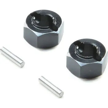 RC vybavení Losi unašeče kol zadní, hliník: Mini-T 2.0