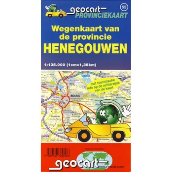 ITMB Publishing mapa Hainaut provincie 1:135 t. (Belgie)