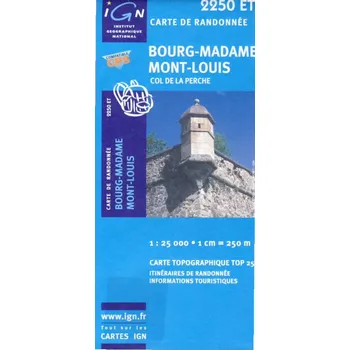IGN mapa Bourg-Madame/Mt.Louis 1:25 000