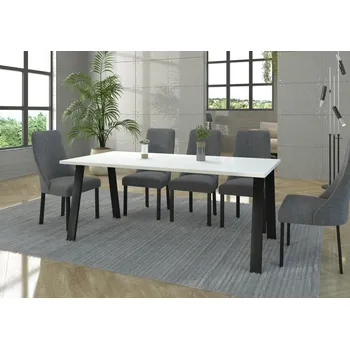 Jídelní stůl FALCO Jídelní stůl Kobalt 90x185 bílý