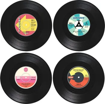 Sklenice Podložky pod sklenice desky 4 ks