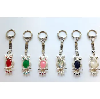 Klíčenka "SOVA KAMÍNKY II" 2.5x4.5x10/6b