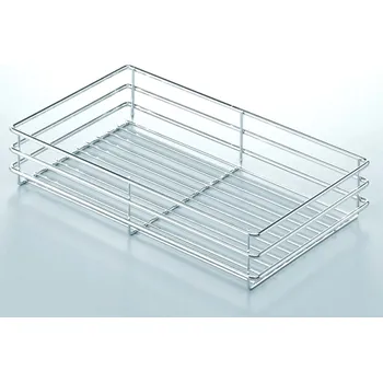 KESSEBÖHMER Celodrátěný koš COMFORT II - chrom Rozměry ŠxHxV (mm): 110x470x75