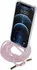 Pouzdro na mobilní telefon Cellularline Neck Case pro Apple iPhone 12/12 Pro čiré/růžová šňůrka na krk