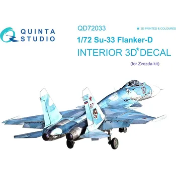 Plastikový model 1/72 Su-33 3D-Print&col. Interior (ZVE)