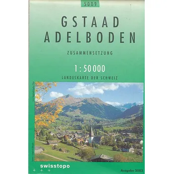 Swistopo vydavatelství mapa Gstaad Adelboden 1:50 t.