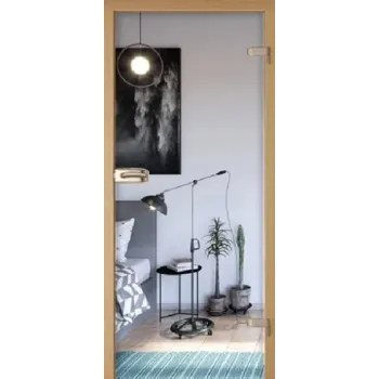 Interiérové dveře INVADO skleněné dveře INVADO AMBER 14