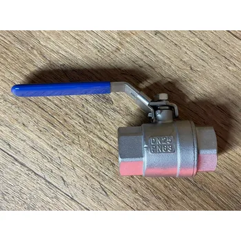 Fitinka Kulový uzávěr nerez PN63 Průměr závitu: 1/2"