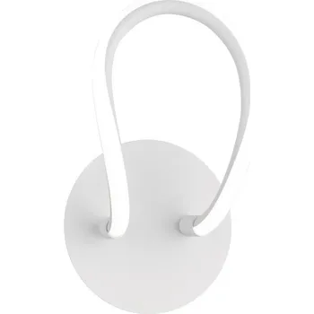 Nástěnné svítidlo Trio Leuchten R27051131 BOLOGNA - Vypínačem stmívatelné LED nástěnné svítidlo LED 11,5W, 4000K, výška 26cm (Moderní nástěnné stmívatelné svítidlo v bílé barvě, bez vypínače)