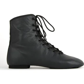 Dámská sálová obuv Rumpf,Gardestiefel Hoch – semišová podrážka 4127, černá 38