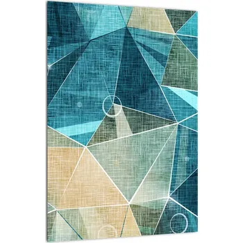 Obraz LuxusniObrazy.cz Obraz - Tyrkysová abstrakce