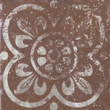 Dlažba Dekor Cir Molo Audace rosso mix 20x20 cm mat 1068097