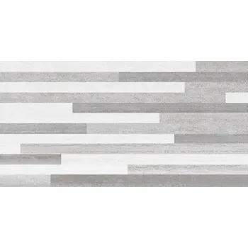 Obklad Tamara white mosaic - obkládačka mozaika 25x40 šedá lesk 163479