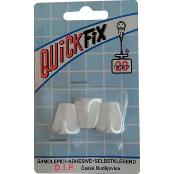 Věšák QuickFix Háček QF 1205 F0 blistr, 3ks