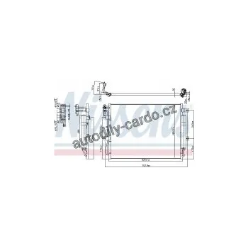 Chladič motoru Chladič klimatizace NISSENS 940406