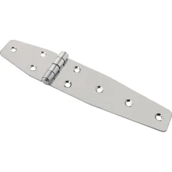 brána Essentra 1285101 - kazetový nerezový pant na dvířka, 175 x 38 mm