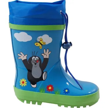 Dívčí obuv Pidilidi holínky dětské s krtkem, Pidilidi, PL16, modrá Velikost: 26