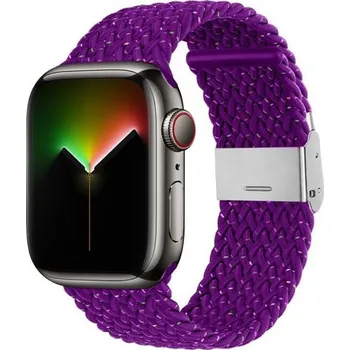 Řemínek na hodinky Nylonový řemínek s barevnými tečkami pro Apple Watch Ultra 49mm / 46mm / 45mm / 44mm / 42mm - fialový