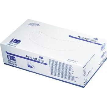 Vyšetřovací rukavice HARTMANN Peha-soft nitrilové nepudrované 150 ks S