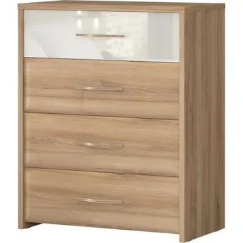 Komoda Zásuvková komoda Hagop - ořech pacifik/béžová