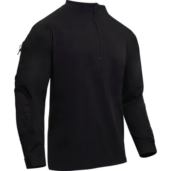 ROTHCO Košile taktická se zipem AIRSOFT COMBAT ČERNÁ velikost: 3XL + Doprava zdarma na další nákup