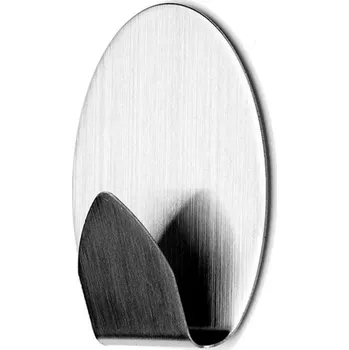 Věšák BA-DE Háček oválný 4 ks, samolepící, nerez