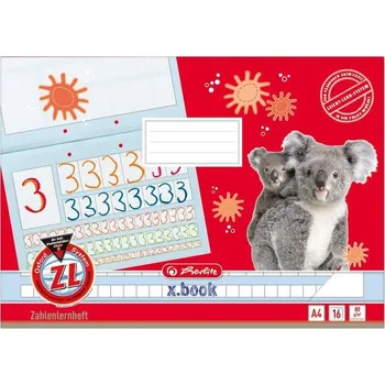 Sešit Sešit A4/ZL Herlitz, vodící pomocné linky 80g/m2 - 16 listů