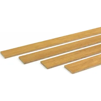 Obklad Wodewa VZOREK - Dřevěná krycí lišta IROKO - broušený, olejovaný, rozměr vzorku: 30 x 200 mm