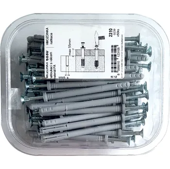 Spojovací materiál D.I.P. Hmoždinka s hřebem a válcem 6x80 v.50ks