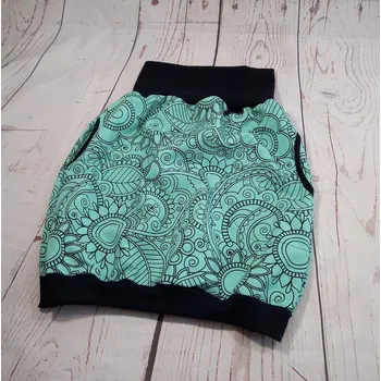 Dámská sukně Yháček Sukně dámská Yháček, máma, mehndi na mentolové Velikost:: XS