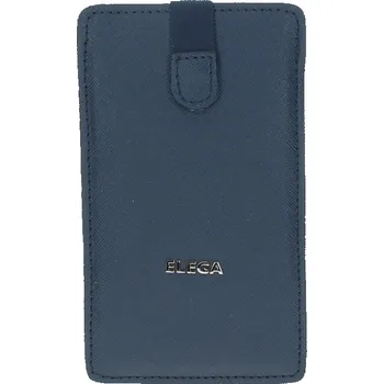 Peněženka Pouzdro na telefon XXL Elega modrá/stříbro