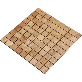 Obklad Wodewa VZOREK - DUB mozaika 2D - do koupelny a kuchyně 30 x 30 mm - rozměr vzorku: 100 x 100 mm
