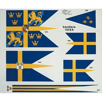 RC vybavení Mantua Model Sada vlajek: Wasa Sergal