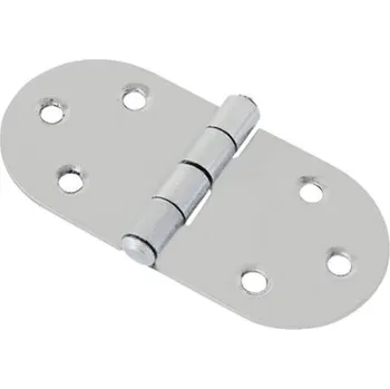 brána Essentra 1285100 - kazetový nerezový pant na dvířka, 81 x 40 mm