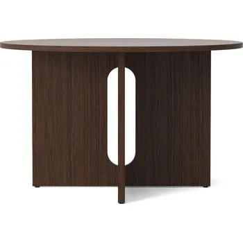 Jídelní stůl Audo Copenhagen Jídelní stůl Androgyne ø120, dark stained oak