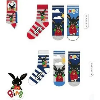 Sun City Zajíček Bing chlapecké ponožky 3 páry Velikost ponožek: 19/22