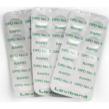 Bazénová chemie Pooltechnika Tablety do bazénového testeru DPD 3 (celkový chlor) baleno po 10 tab.