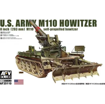 Plastikový model AFV Club 1/35 US Army M110 howitzer