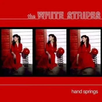 Zahraniční hudba SP The White Stripes: Hand Springs LTD 2012 Red With Black Whisps Vinyl Limited Edition
