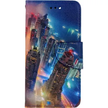 Pouzdro na mobilní telefon Pouzdro iPhone SE 2022 knížkové Město (kryt neboli obal na iPhone SE 2022)