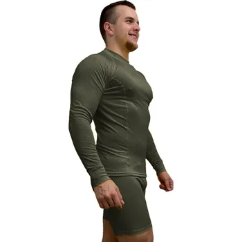 SPORT NANO triko dlouhý rukáv .pánské .XS .khaki