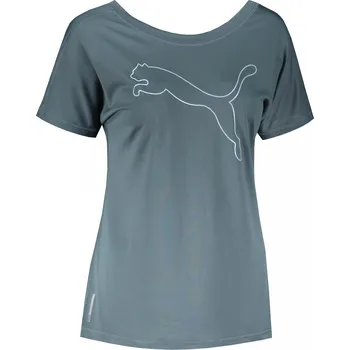Dámské tričko Dámské triko PUMA TRAIN FAVORITE JERSEY CAT TEE 520260-42 GRAY XS