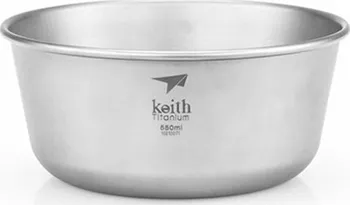 Kempingové nádobí Keith Titanium Bowl 500 ml