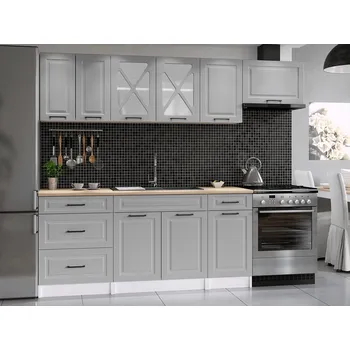 FALCO Kuchyňská linka Magda 240/180 popel MAT