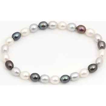 Náramek Stříbrný perlový náramek STNA0485F + dárek zdarma