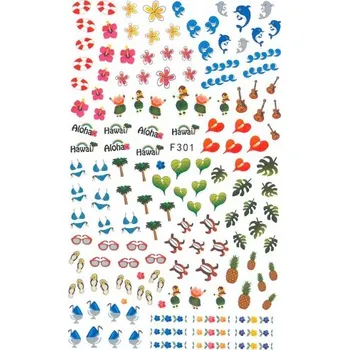 Nailee Samolepky barevné Hawai Miss Colour F301