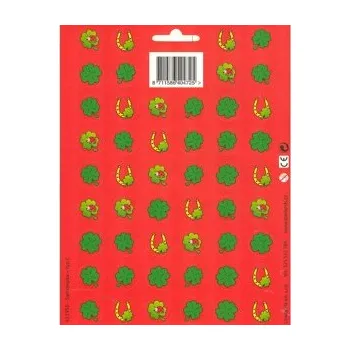 samolepka SAMOLEPKY - ČTYŘLÍSTEK ČERVENÁ