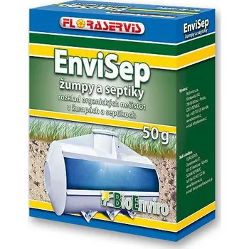 Čistič septiku a jímky Recenze Floraservis EnviSep žumpy a septiky 50 g