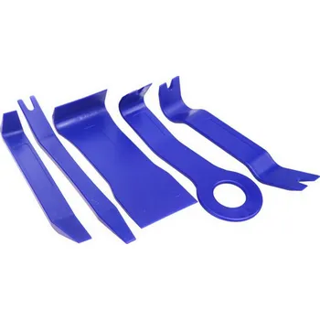 Klíč 2DIN Sada nástrojů pro demontáž autorádia a čalounění - modrá